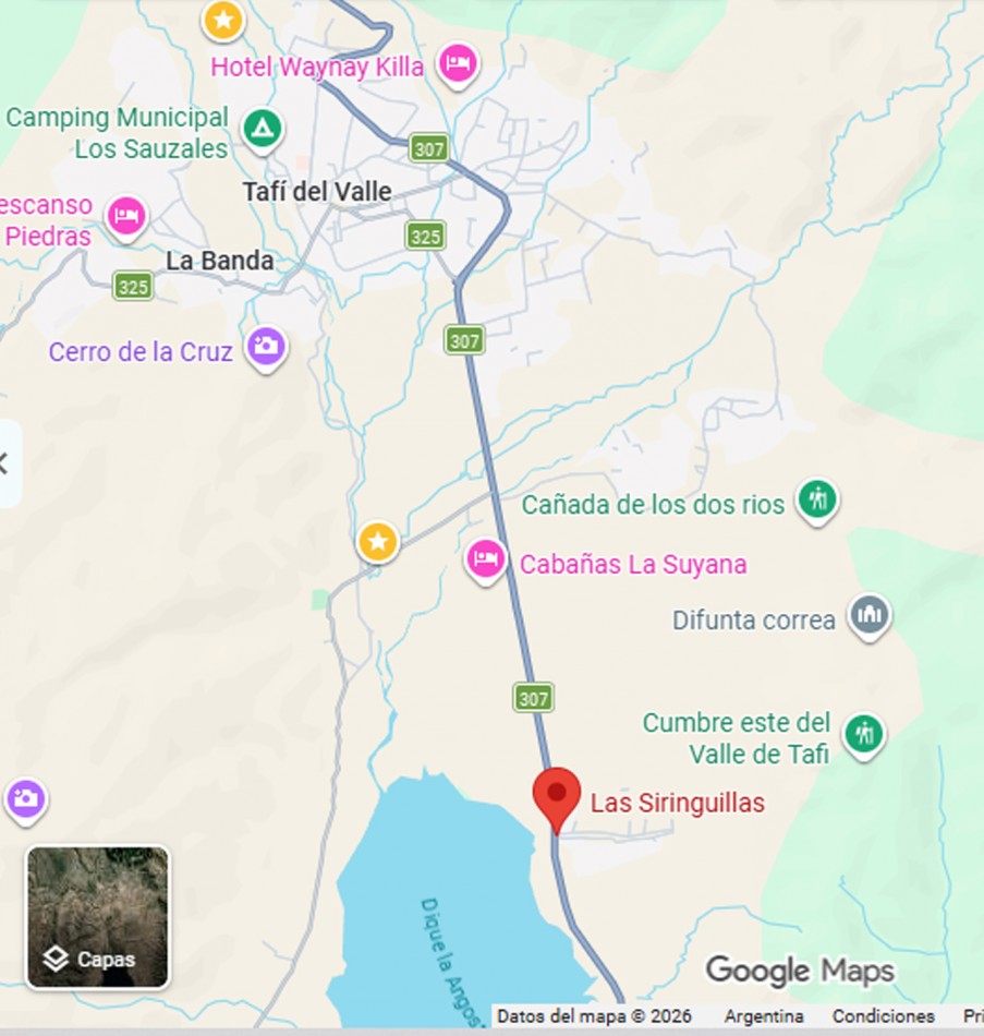 CASA EN TAFI DEL VALLE, B° LAS SIRINGUILLAS, SOBRE RUTA PROV. 307